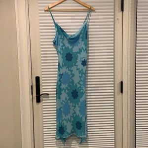 Beautiful Scoop Neck Floral Dress